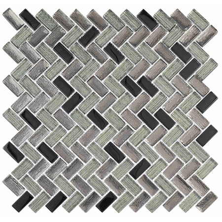 Andova Tiles SAMPLE-Velmo 1 in. x 1.25 in. Glass Mosaic Wall Tile SAM-ANDVEL1016